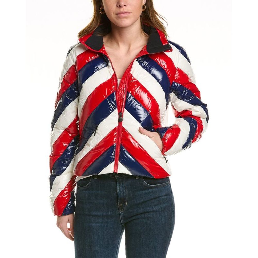 Perfect Moment Chevron Quilted Down Jacket
